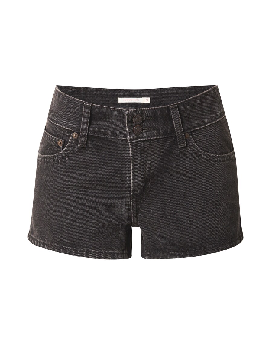 

Джинсы свободного кроя LEVI'S Superlow Short, черный деним