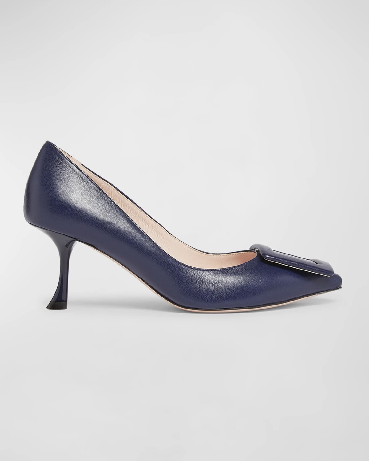 Кожаные туфли с пряжкой Viv In The City Roger Vivier, синий