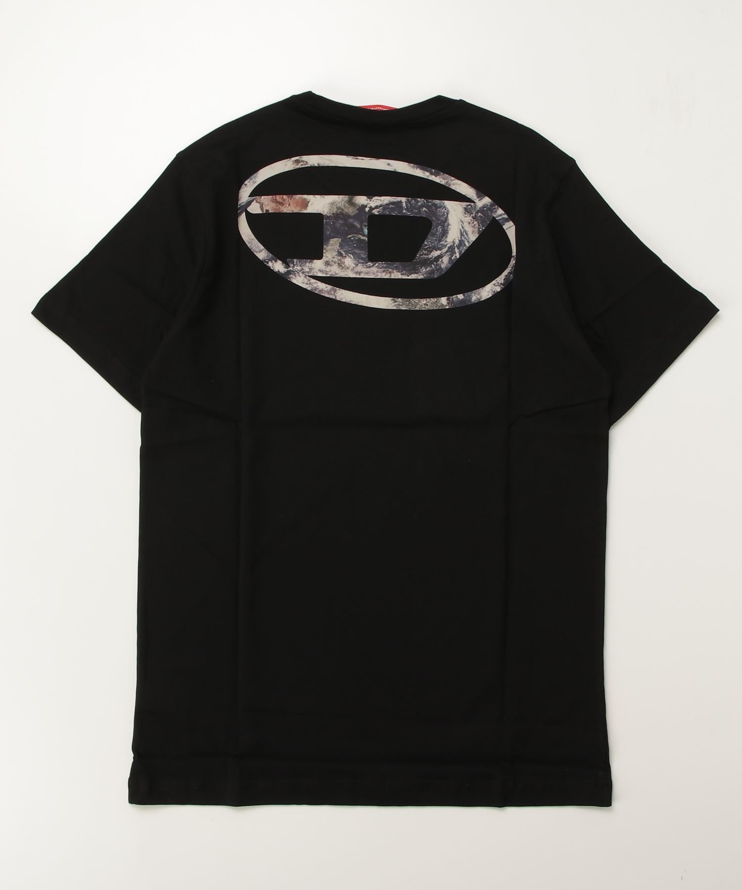 Детская футболка с коротким рукавом и логотипом бренда DIESEL One-Point, Black — фото 2