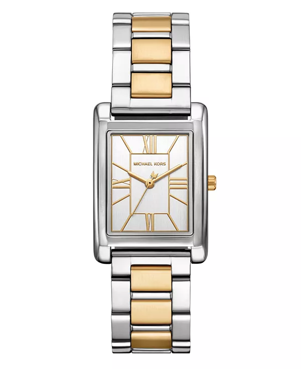 

Женские часы Essex с тремя стрелками, двухцветная нержавеющая сталь, 26 x 36 мм Michael Kors, two-tone