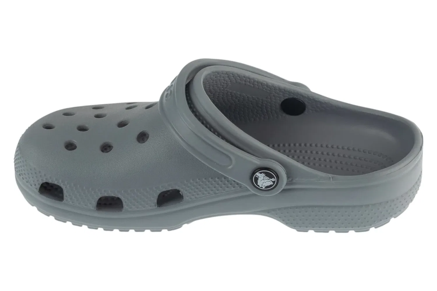 Тапочки для купания детские, классические, Crocs, серый — фото 2