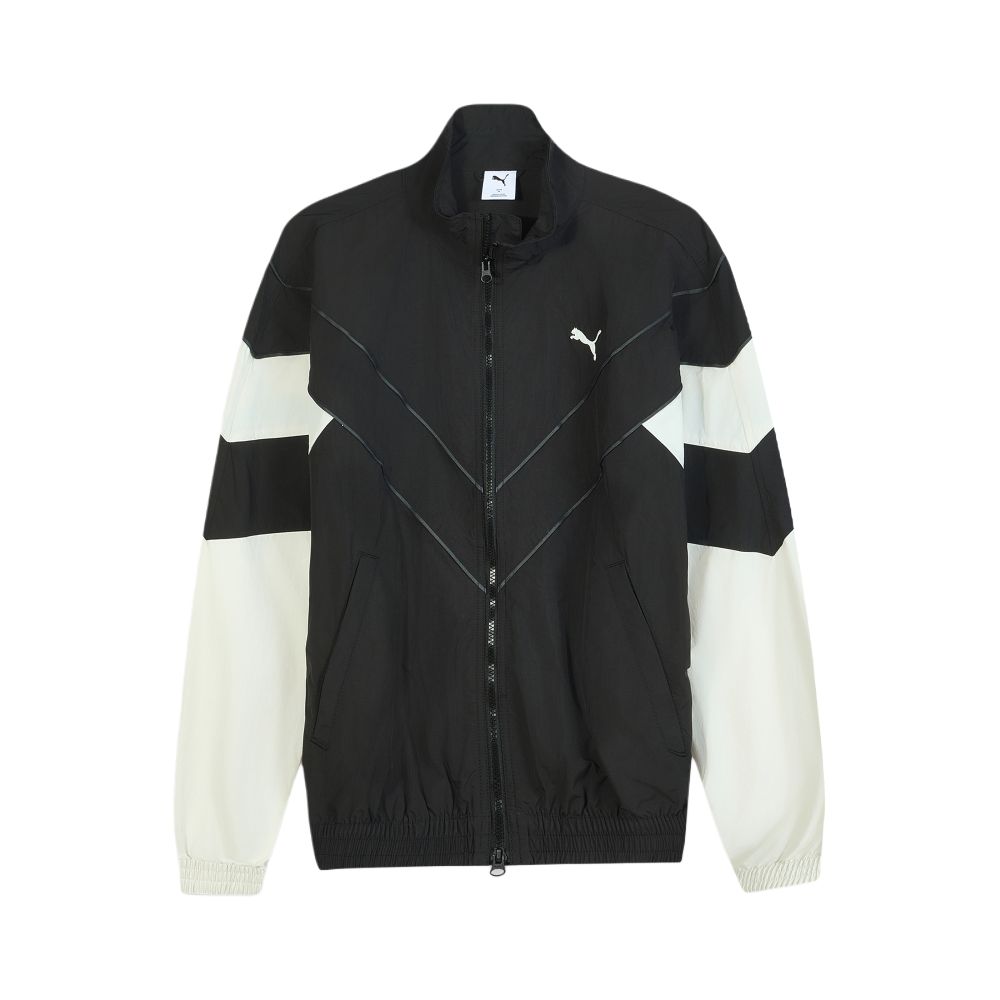 

PUMA Ретро разноцветная оверсайз куртка унисекс, Black