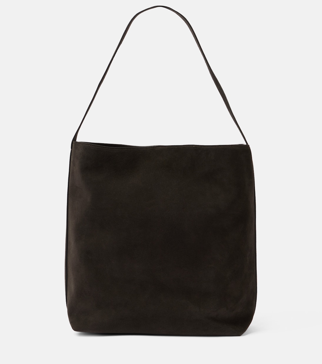 

Большая замшевая сумка-ведро Sac Large Aesther Ekme, 175 Suede Coffee