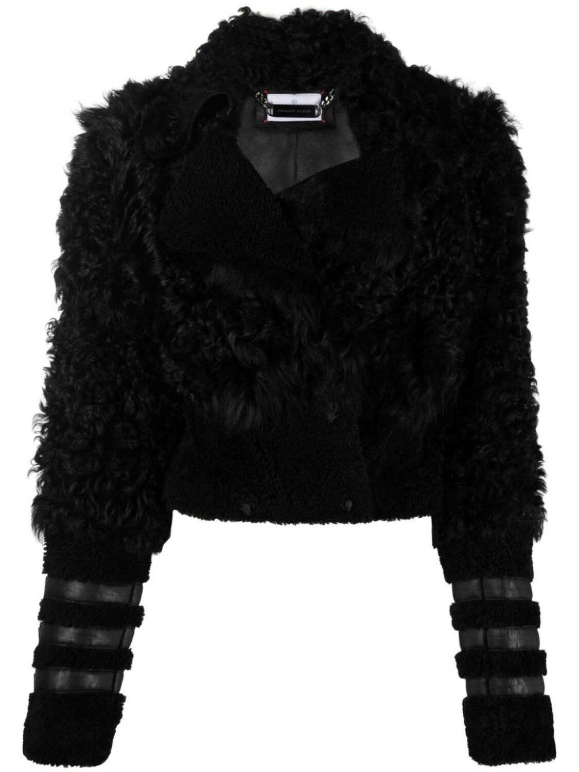 

Philipp Plein куртка Gothic Plein из овчины, черный