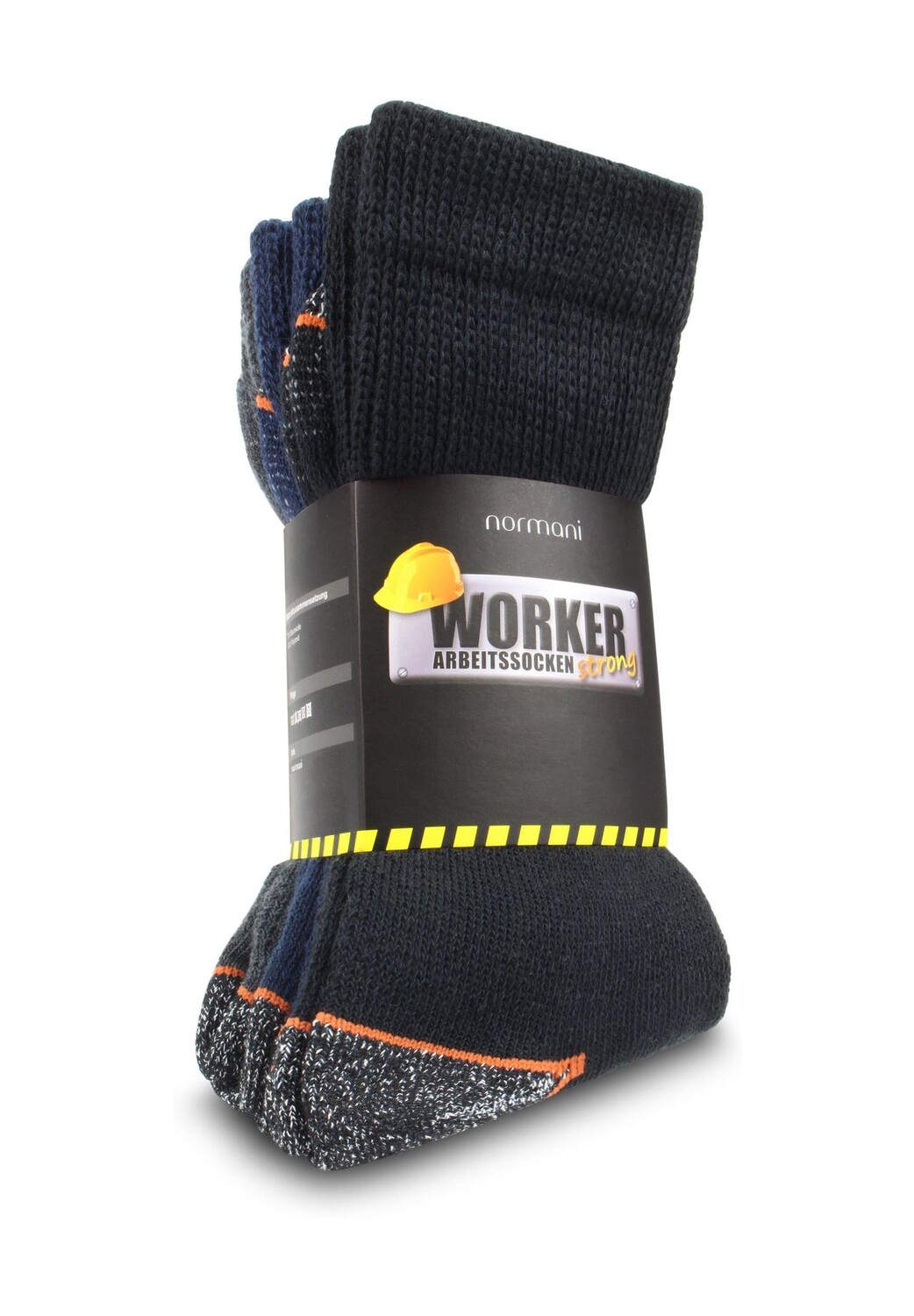 

4 пары рабочих носков WORKER Strong normani, цвет Schwarz Marine Dunkelgrau