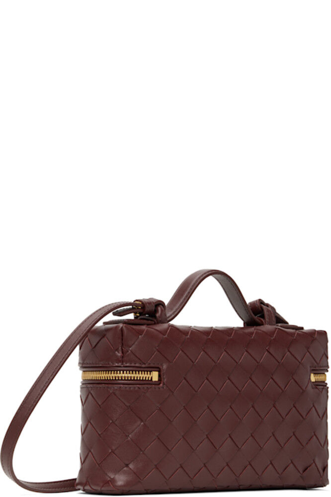 Сумка Bang Bang бордового цвета Bottega Veneta — фото 3