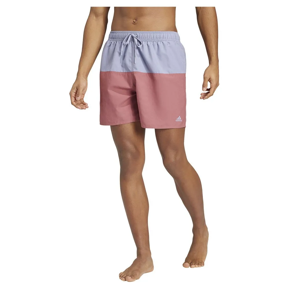 

Шорты для плавания adidas Colorblock CLX, серый/розовый