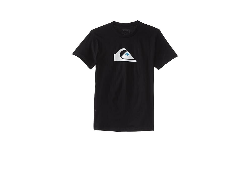 

Футболка Quiksilver детская средний черный 100% хлопок короткий рукав пуловер ERK241