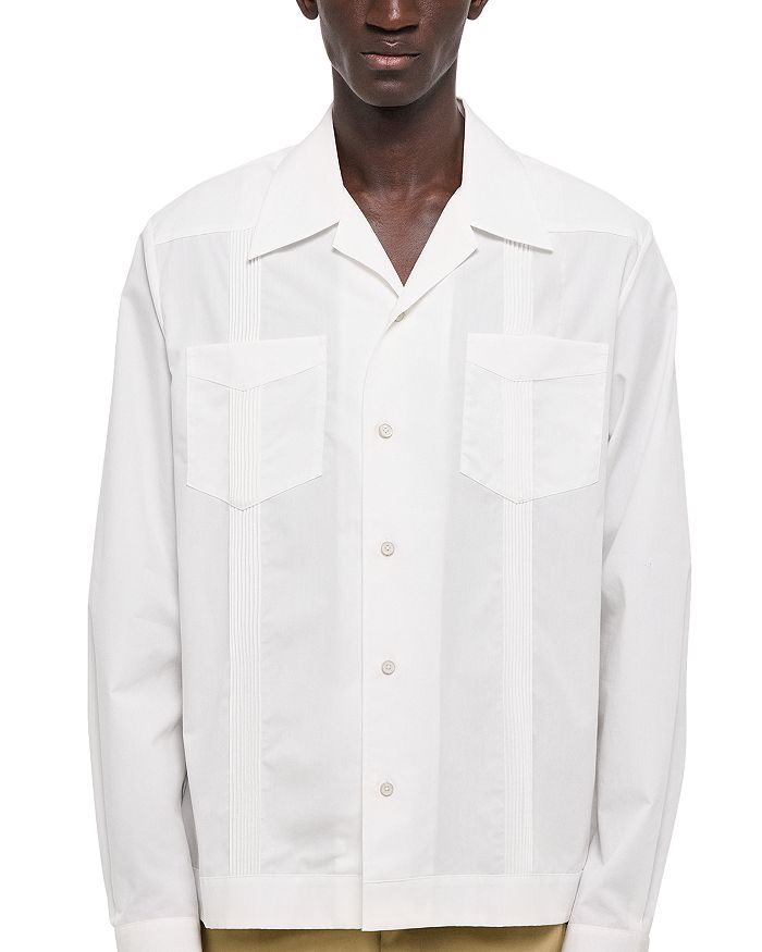 

Длинный рукав, рубашка кэмп Helmut Lang, белый