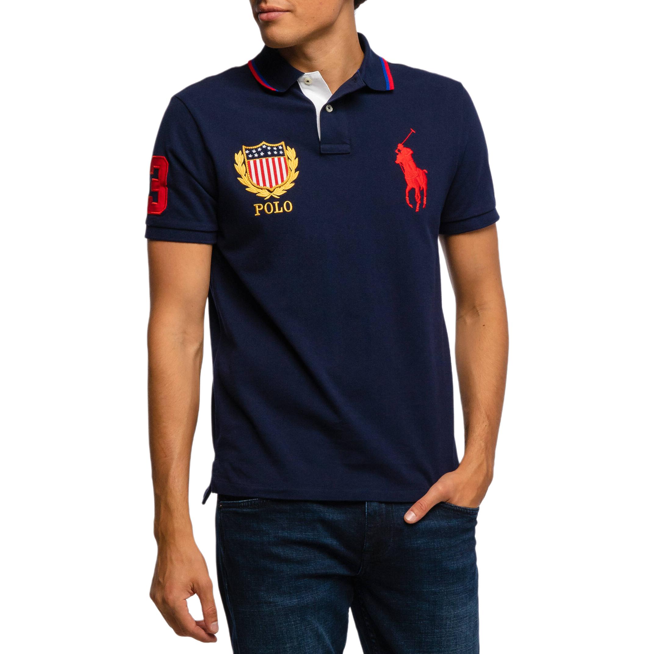 

Polo Ralph Lauren Поло SS24 мужское морской синий
