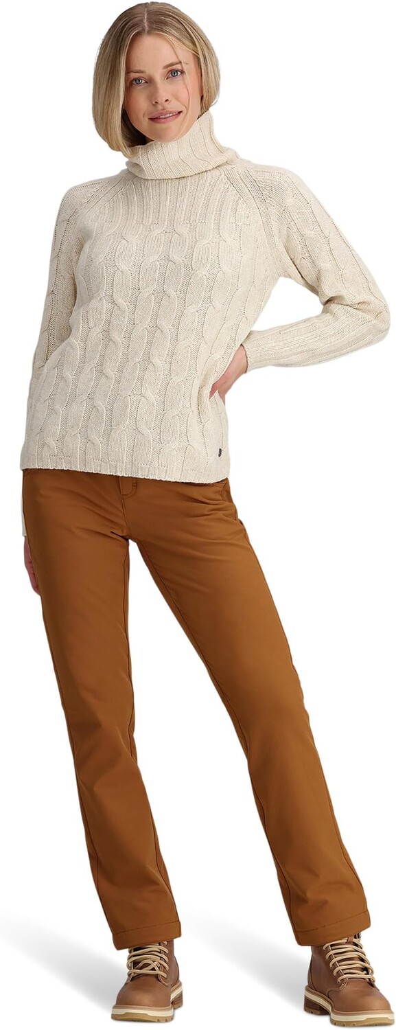 

Свитер Baylands Cable Turtleneck Royal Robbins, цвет Ivory Heather
