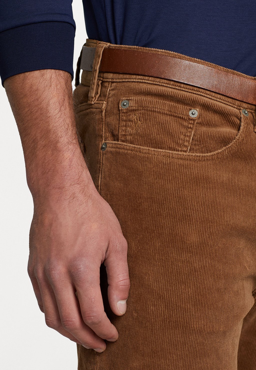 

Брюки VARICK STRAIGHT CORDUROY PANT Polo Ralph Lauren Big & Tall, коричневый
