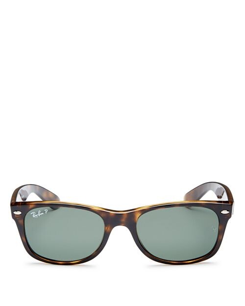 

Новые поляризационные солнцезащитные очки Wayfarer, 55 мм Ray-Ban, цвет Brown