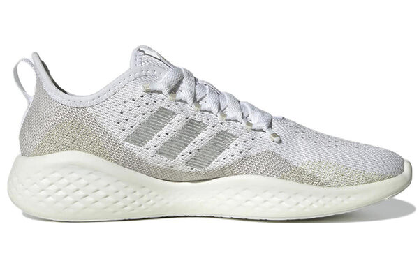 Кроссовки (WMNS) adidas Fluidflow 2.0 'Aluminium Matte Silver', белый — фото 2