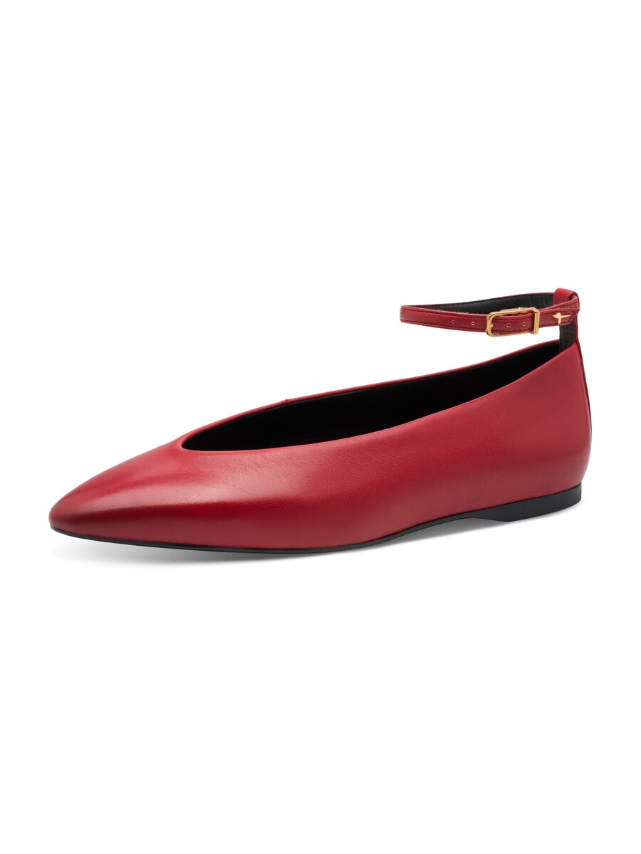 Балетки с ремешком Tamaris, bright red