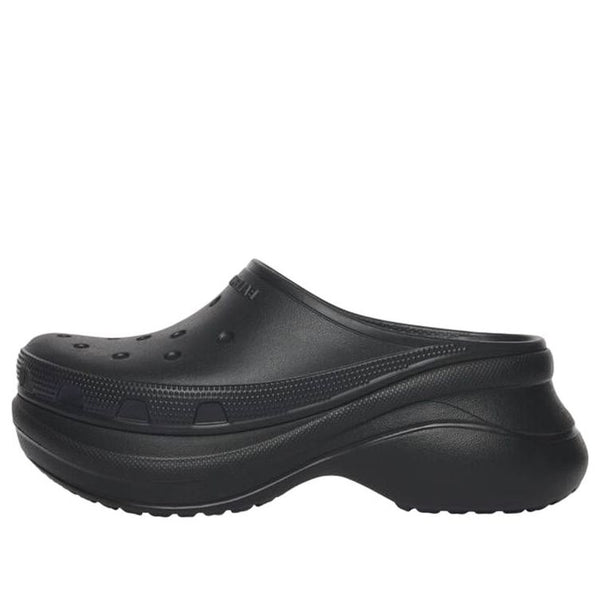 Сандалии crocs mule in 'black' Balenciaga, черный