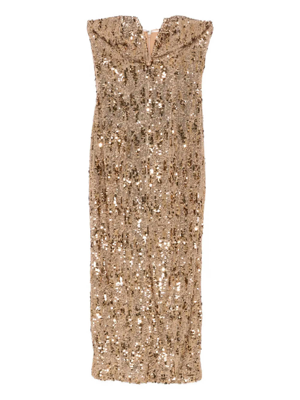 

Платье миди Lulu Aniye By, золотой