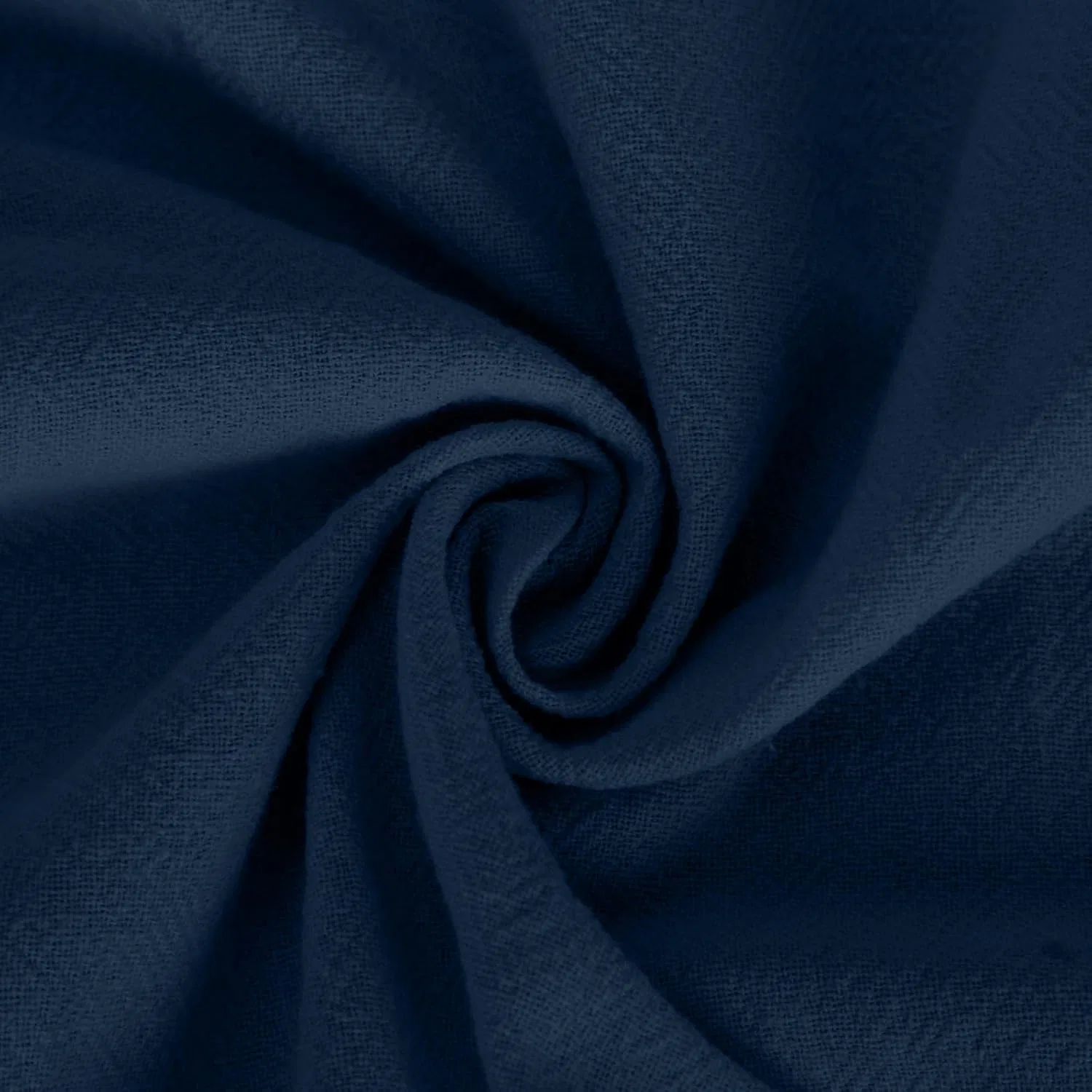 Футболка с V-образным вырезом, Cotton Linen, Dark Blue — фото 4
