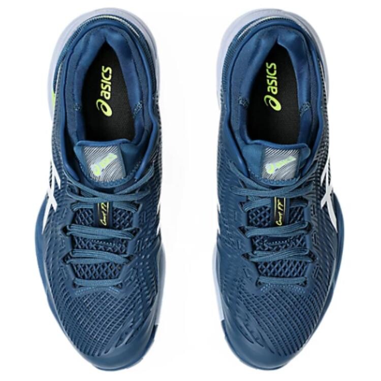 Кроссовки Asics Court FF 3 Tennis Shoes Men Low-top, серый/синий — фото 4