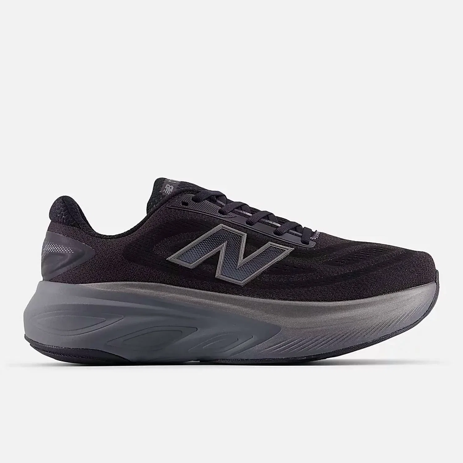 New Balance Мужские беговые кроссовки Fresh Foam X More V6 в черно-сером цвете