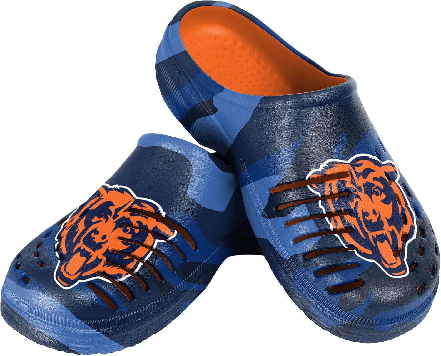 

Мужские садовые водные сандалии FOCO с логотипом команды NFL, обувь, тапочки, сабо, Chicago Bears 13-14 Tonal Camo