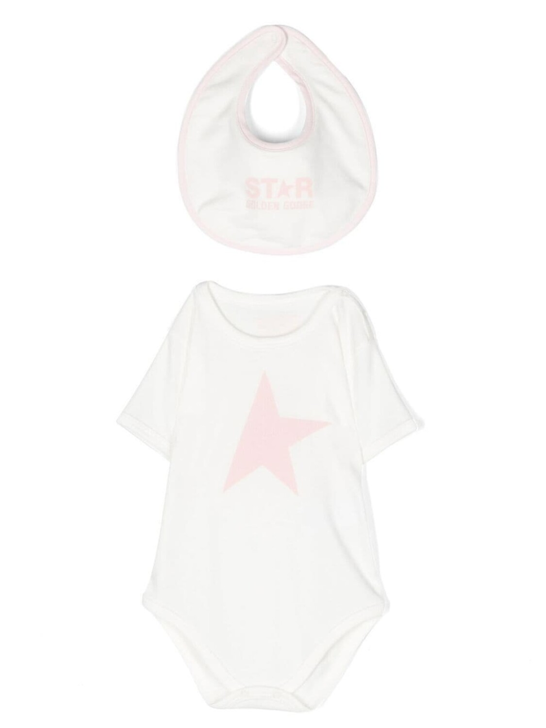 

Golden Goose Kids боди с принтом, белый