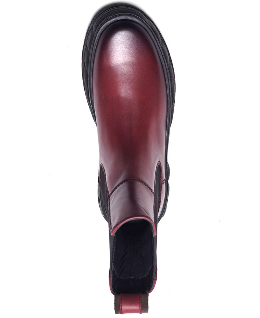 Мужские ботинки Startus Slip-On Chelsea Boots A Veer, Bordo Wine — фото 4