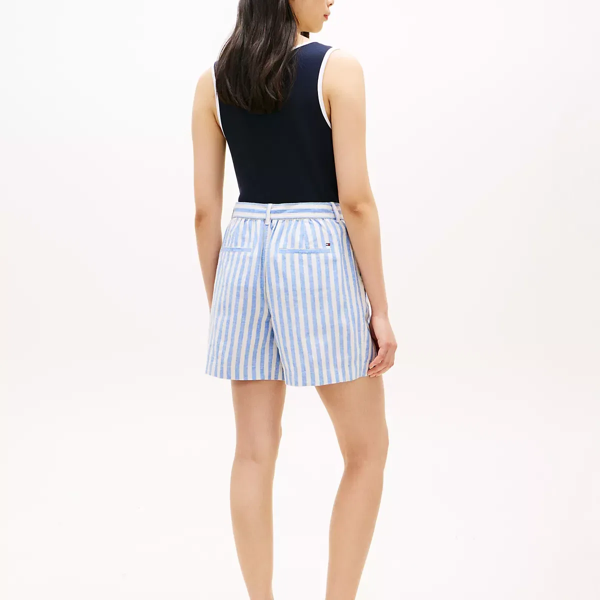 Шорты Casual Tommy Hilfiger синие — фото 4