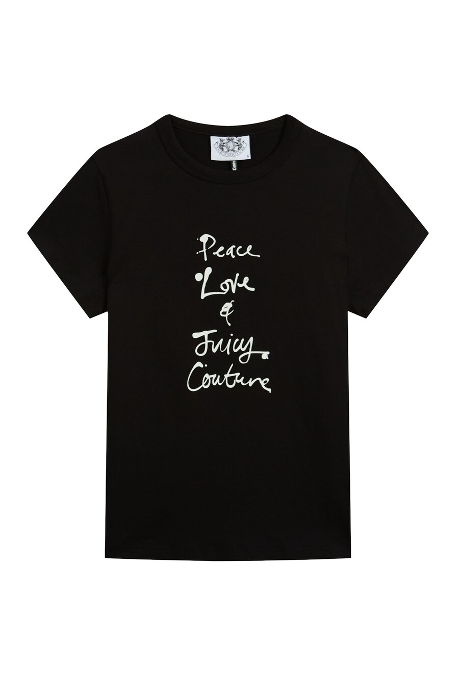 

Футболка Juicy Couture PEACE LOVE AND JUICY HILTON, Black