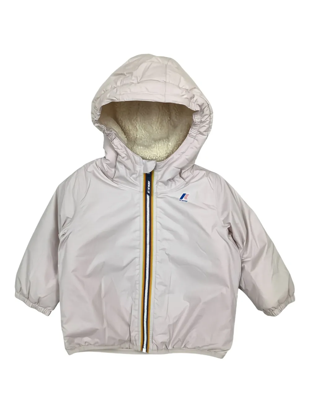 

Стеганая куртка с капюшоном K Way Kids, серый