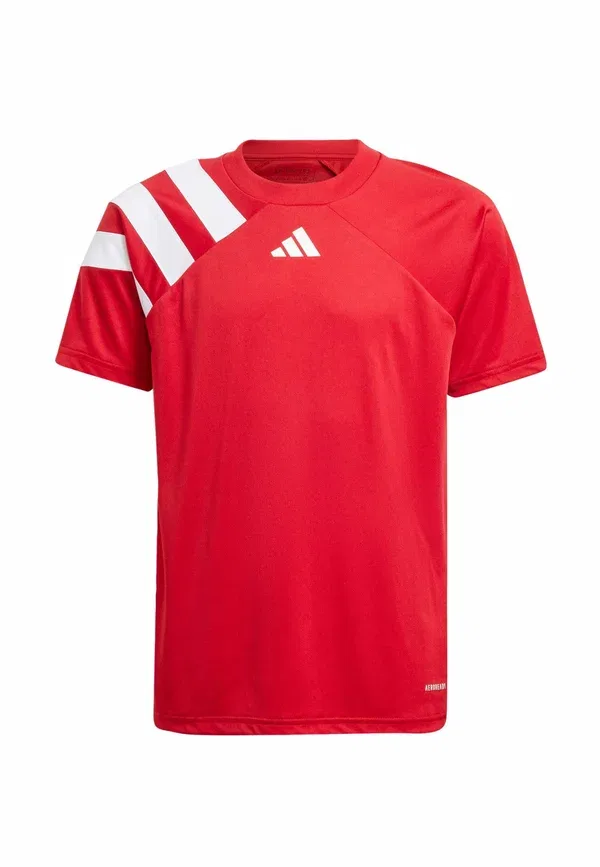 Футболка с принтом Adidas Performance Fortore 23, красно-белая — фото 3