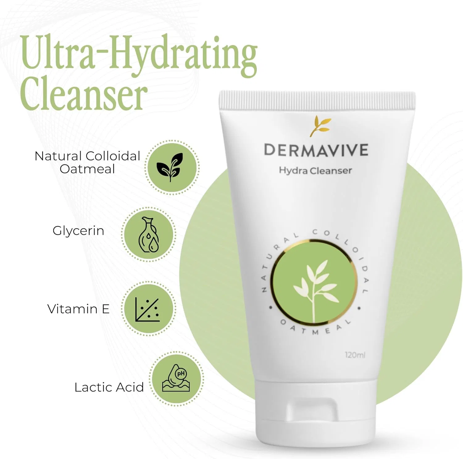 Гель для умывания Dermavive — Hydra Cleanser Orchid, 120 мл — фото 4