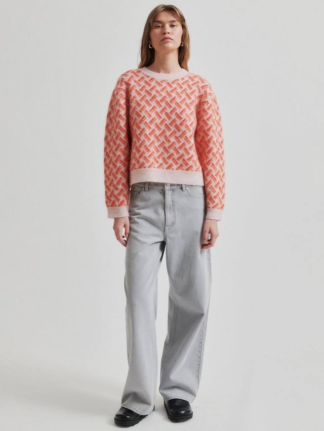 

Kaja Geometric свитер из шерсти Second Female, Poinciana