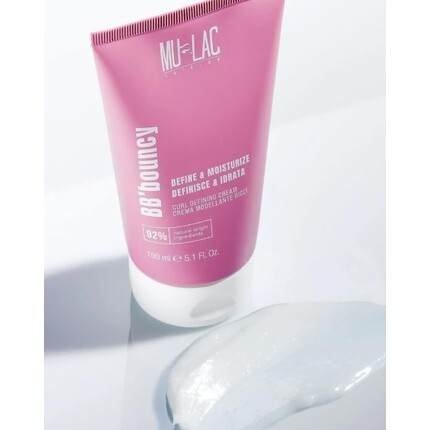 Mulac Cosmetics BB' BOUNCY STYLING Крем для моделирования вьющихся волос для локонов Frizz VEGAN 150 мл — фото 2