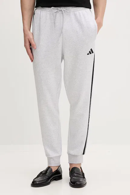 Спортивные штаны с меланжевым узором Essentials Adidas, серый