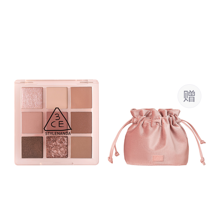 

Тени для век 9 Grid легко растушевываются шиммер натуральные 3CE