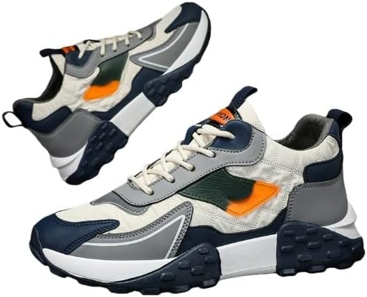 

Мужские ортопедические кроссовки без шнурков, водонепроницаемые ходовые туфли широкого типа, удобные теннисные туфли для ежедневного ношения с поддержкой на весь день Hhhchpm, слоновая кость