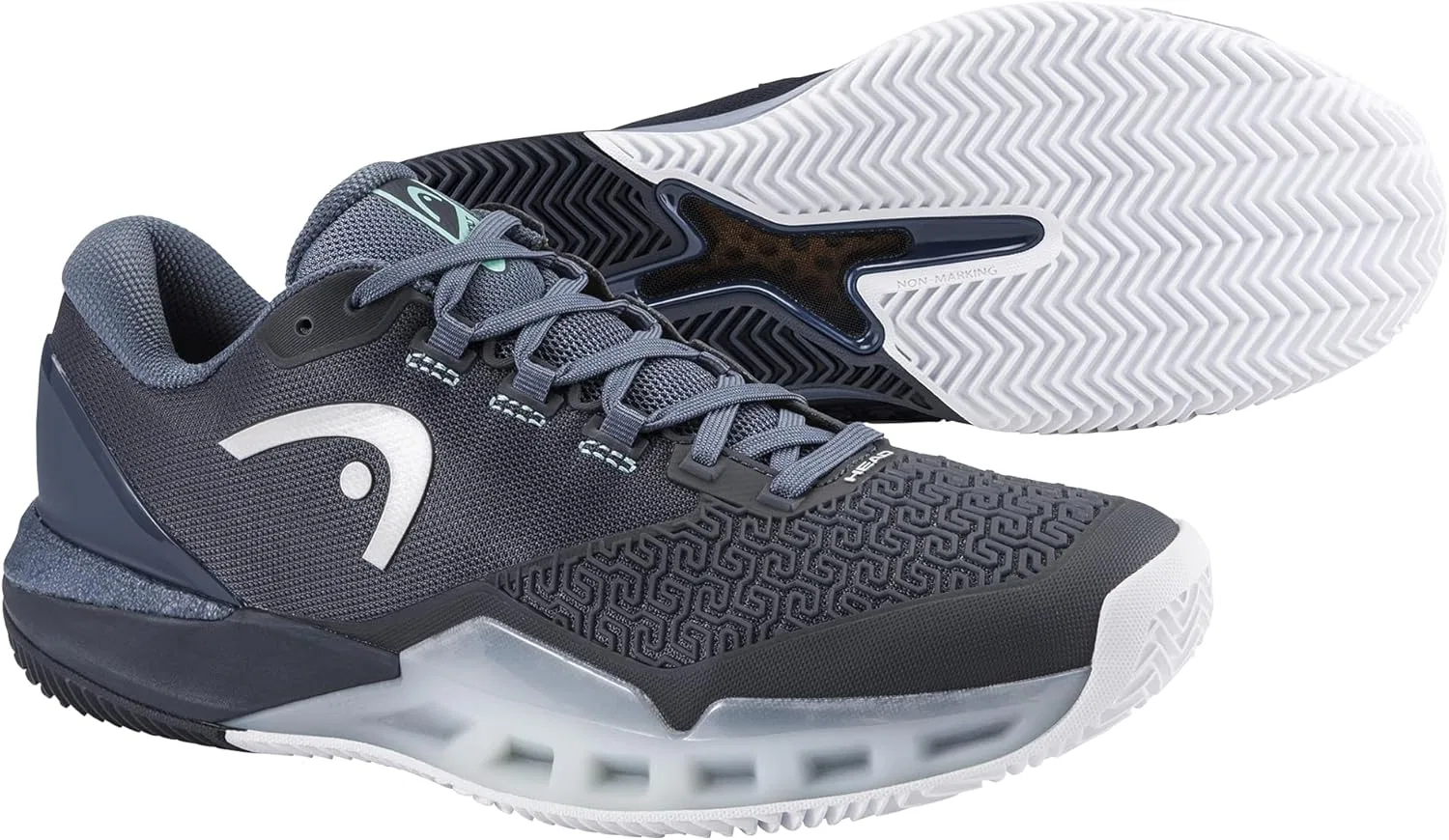 Мужские теннисные кроссовки для грунта HEAD Revolt Pro 5.0, Blueberry/Teal — фото 2