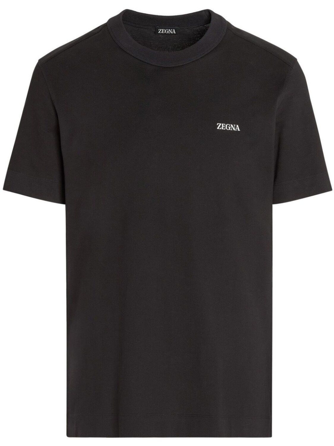 

Zegna футболка с логотипом, черный