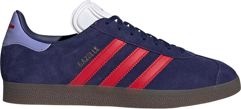 

Мужские кроссовки Adidas Gazelle, цвет Night Sky/Scarlet/Gum