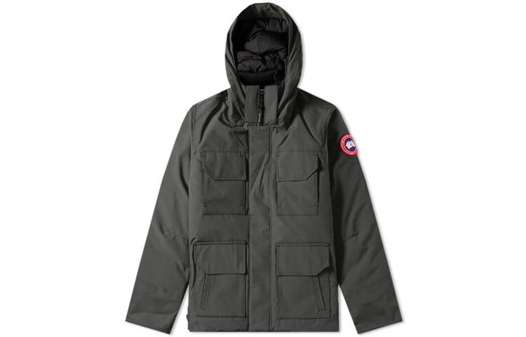 

Мужской пуховик Canada Goose, серо-зеленый