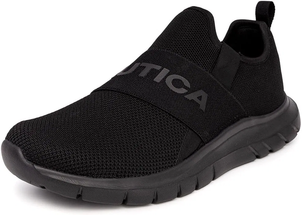 Мокасины Nautica Slip-On Sneakers, Black Mono-tobin