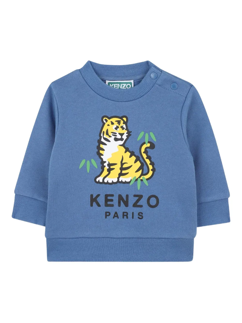 Спортивный костюм с логотипом Kenzo Kids, синий — фото 4