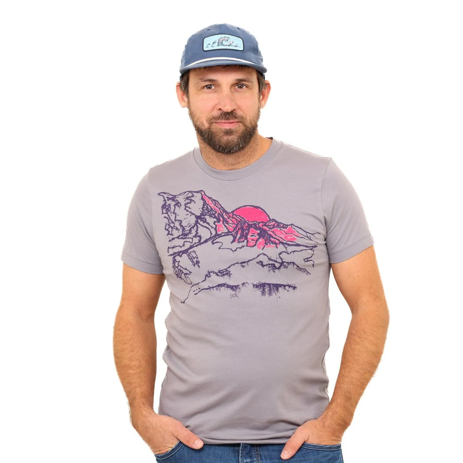 

Полуночная горная футболка Slow Loris, Storm Grey