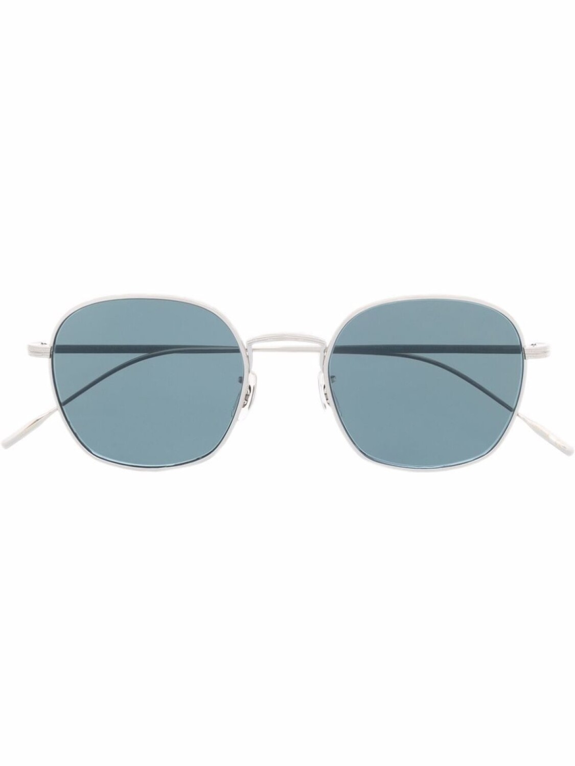 

Oliver Peoples солнцезащитные очки Adés в квадратной оправе, серебристый