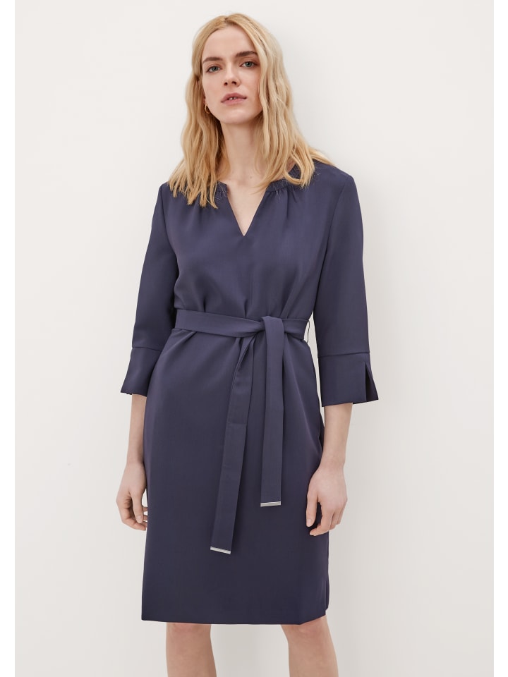 

Короткое платье s.Oliver BLACK LABEL Einteiler Kleid kurz, синий