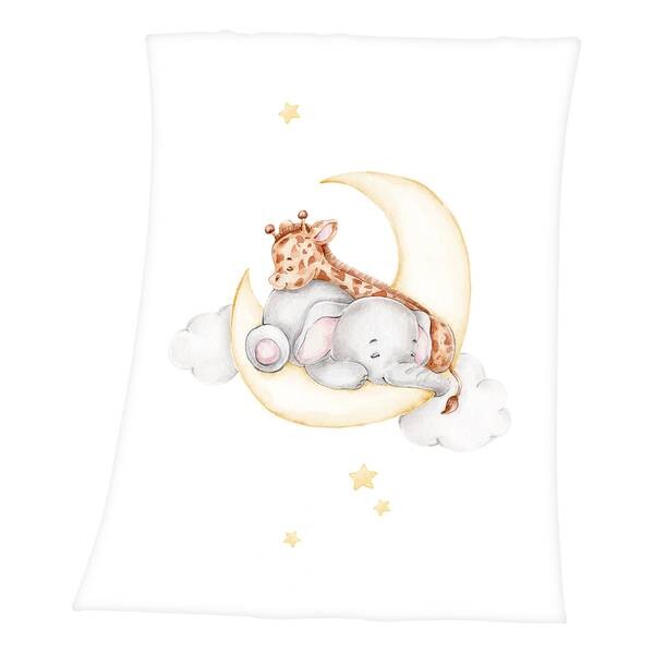 

Плед BabyBest Sleeping on the Moon, 75x1x100 см, разноцветный