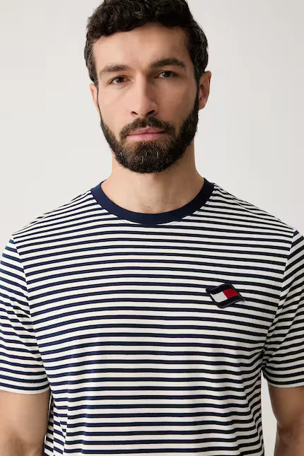 Футболка в полоску Tommy Hilfiger, синий — фото 4