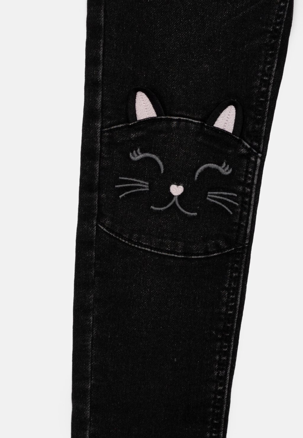 

Джинсы узкого кроя TROUSERS CAT KNEE Lindex, черный