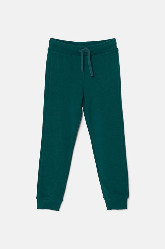 

Детские хлопковые спортивные штаны United Colors of Benetton, зеленый